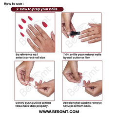 FRENCH TIPS- 166(Buy1 Get1 FREE)