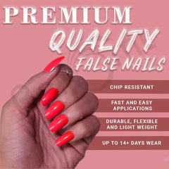 KIDS PINK COLOR NAILS (NAIL KIT INCLUDED)