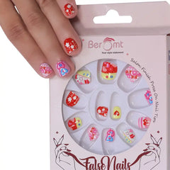 KIDS PRE-GLUED NAILS (NAIL KIT INCLUDED)