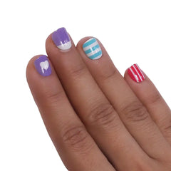 KIDS PRE-GLUED NAILS (NAIL KIT INCLUDED)
