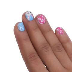 KIDS PRE-GLUED NAILS (NAIL KIT INCLUDED)