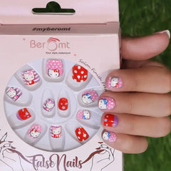 KIDS PRE-GLUED NAILS (NAIL KIT INCLUDED)