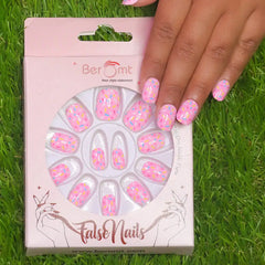 KIDS PINK COLOR NAILS (NAIL KIT INCLUDED)