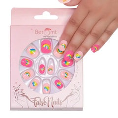 KIDS PINK COLOR NAILS (NAIL KIT INCLUDED)