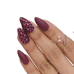 BRIDAL RHINESTONE NAILS -1 (NAIL KIT INCLUDED)