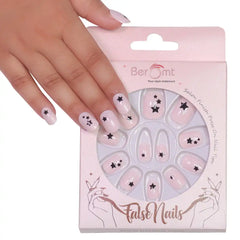 KIDS PINK COLOR NAILS (NAIL KIT INCLUDED)