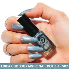 LINEAR HOLOGRAPHIC NAIL POLISH