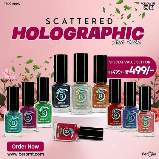 Scattered Holographic Nail Polish Value Sets