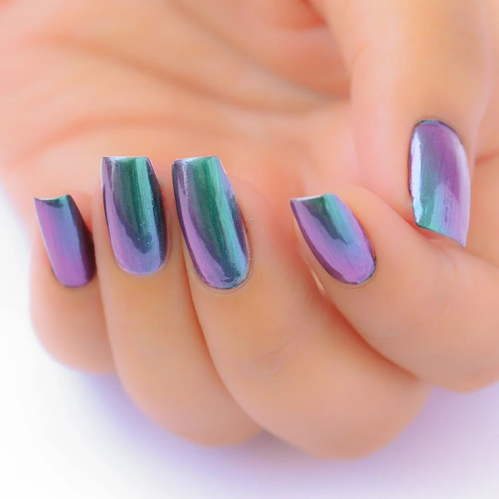 aurora nail polish color shift