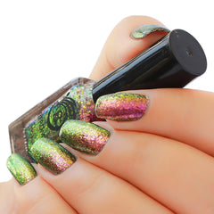 Iridescent digital effect