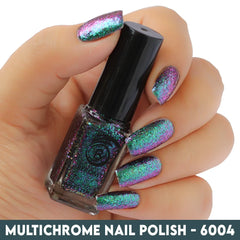 Deep Green Red Purple trending multichrome nail polish shades 2025
