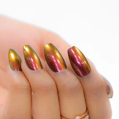trending multichrome nail polish shades 2025