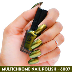 Beromt Gold to Green duochrome and multichrome nail polish swatches