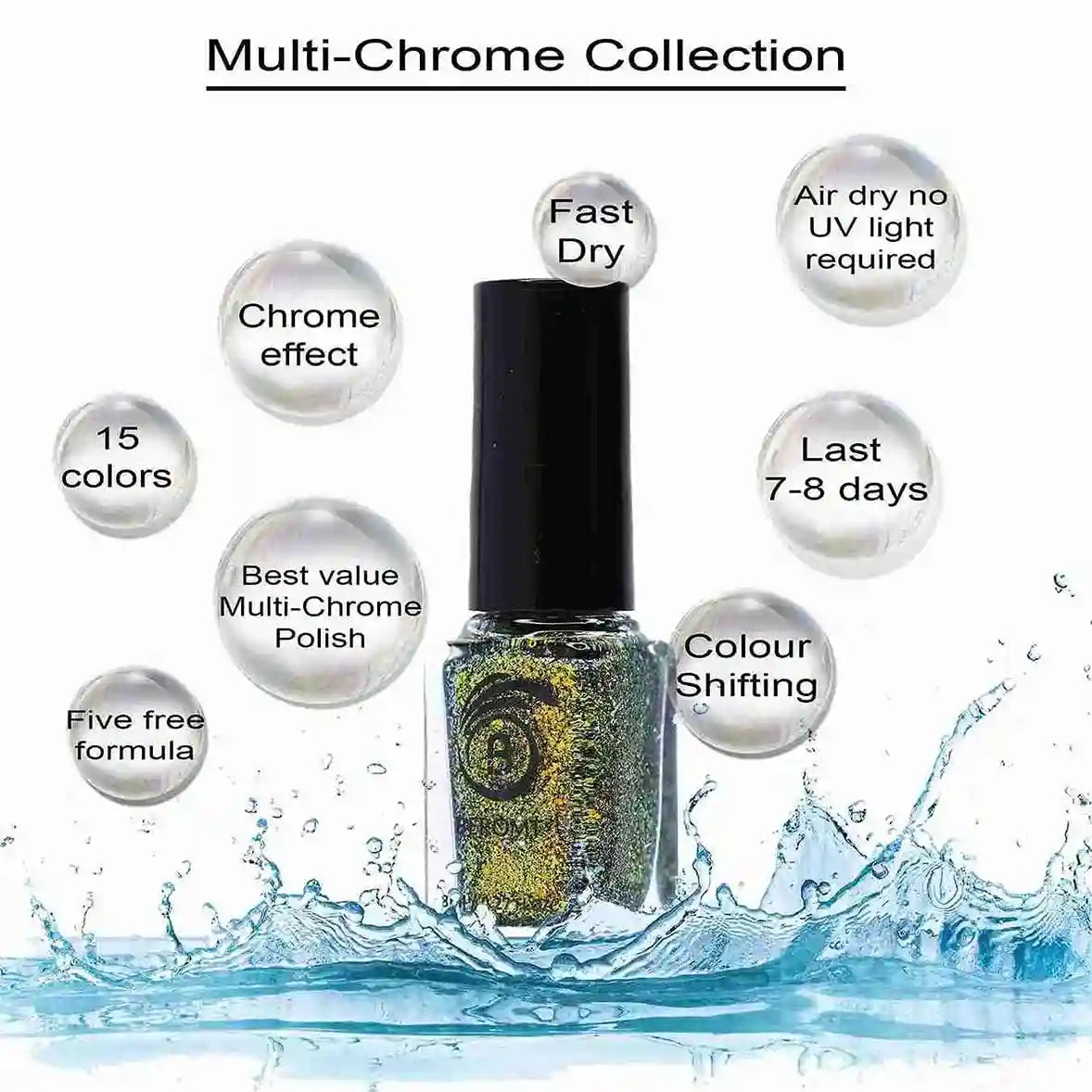 multichrome flaky nail polish