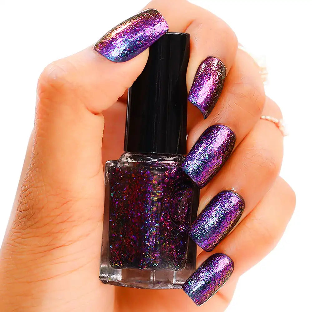 multichrome flaky nail polish