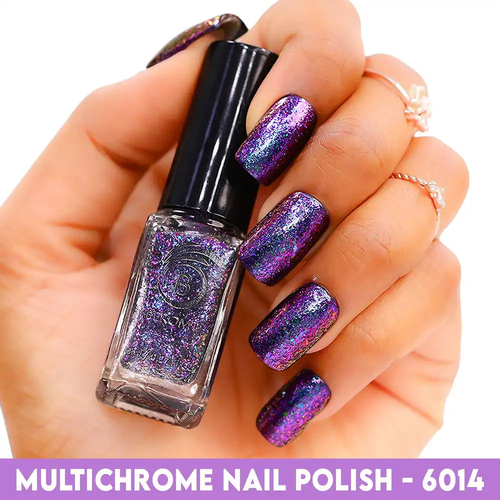 Multichrome Nail Polish color shifting Purple Green Gold Red