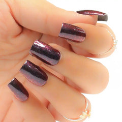 shimmering multichrome nail polish in bottle
