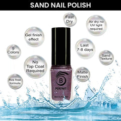 SAND NAIL POLISH