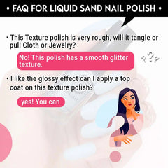 SAND NAIL POLISH