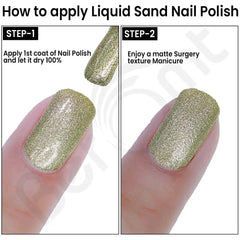 SAND NAIL POLISH
