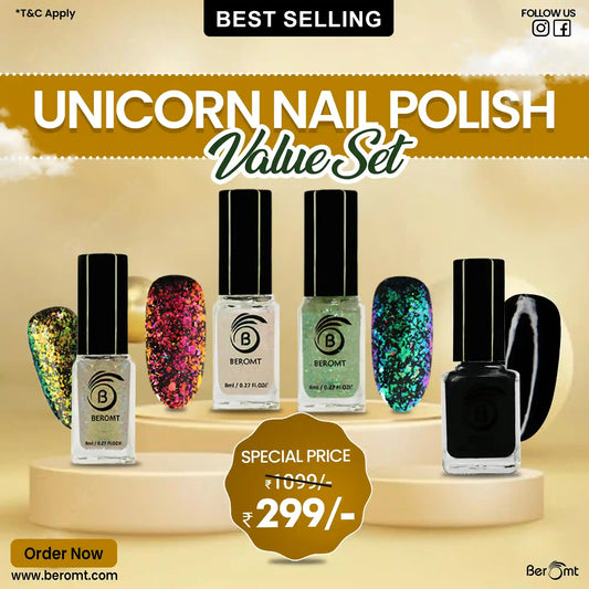 Unicorn Nail Polish Value Set