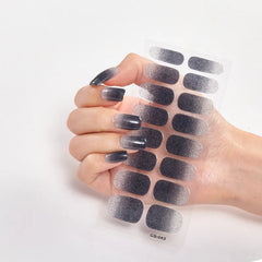 UV-Free Nail Wraps Semi Glitter