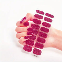 UV-Free Nail Wraps Glitter