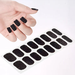 UV-Free Nail Wraps Glitter