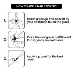 HOLOGRAPHIC NAIL STICKERS (Set of Random 20 Sheet)