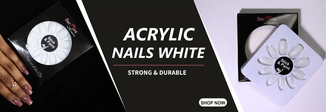 ACRYLIC NAILS WHITE