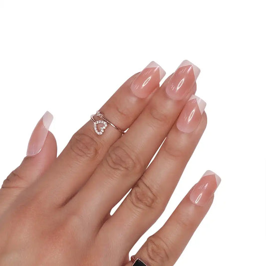 FRENCH TIPS- 296(NAIL KIT INCLUDED)