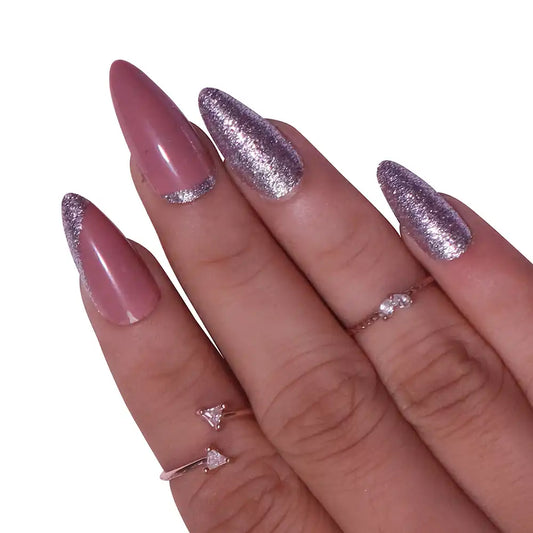 GLITTER NAILS- 312 (NAIL KIT INCLUDED)