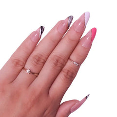 FRENCH TIPS- 317(NAIL KIT INCLUDED)