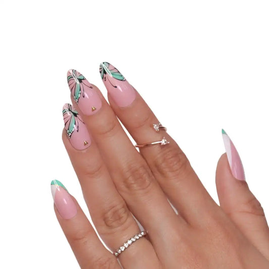 FRENCH TIPS- 287 (NAIL KIT INCLUDED)