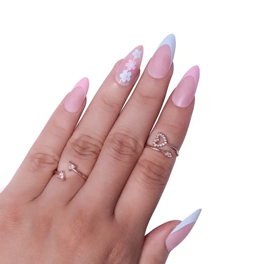 FRENCH TIPS- 301(NAIL KIT INCLUDED)