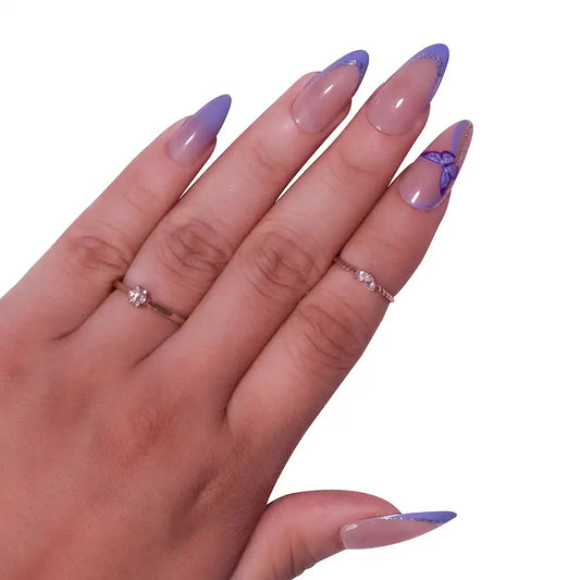 FRENCH TIPS- 343 (NAIL KIT INCLUDED)