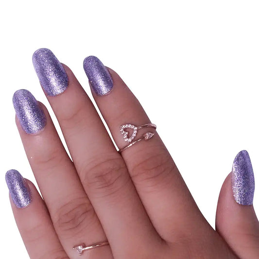GLITTER NAILS- 777 (Nail kit Included)