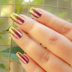 Deep Purple Gold Green