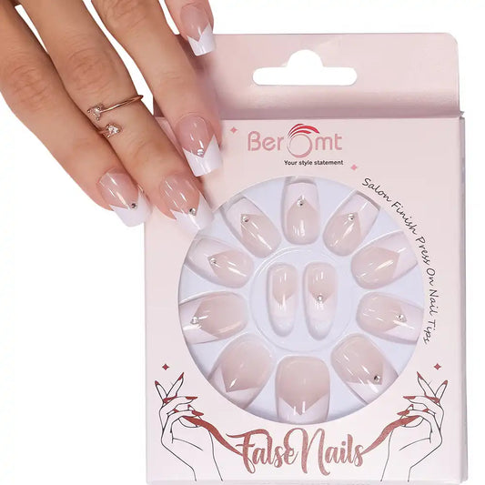 FRENCH TIPS- 202 (NAIL KIT INCLUDED)