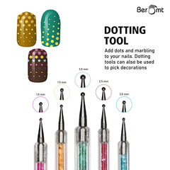 NAIL ART BRUSHES & DOTTING TOOLS (SET OF 5) - 05