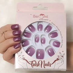 GLOSSY SHORT NAILS- (Buy 1 Get 1 Free)