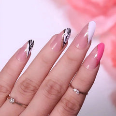 FRENCH TIPS- 317(NAIL KIT INCLUDED)