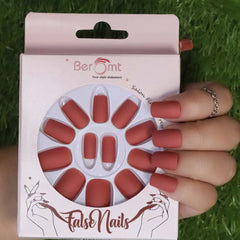 MATTE NAILS- 523 (NAIL KIT INCLUDED)