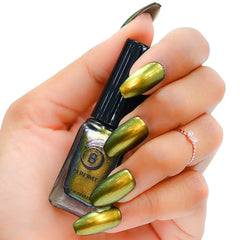 CHROME PRISMATIC NAIL POLISH- 6007 MOLTEN GOLD