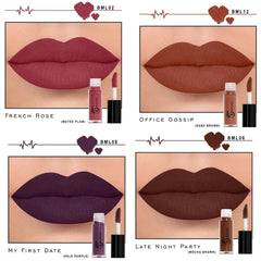 DIVA COLLECTION MINI MATTE LIPSTICK - SET OF 4