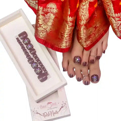 BRIDAL TOE NAILS - (NAIL KIT INCLUDED)