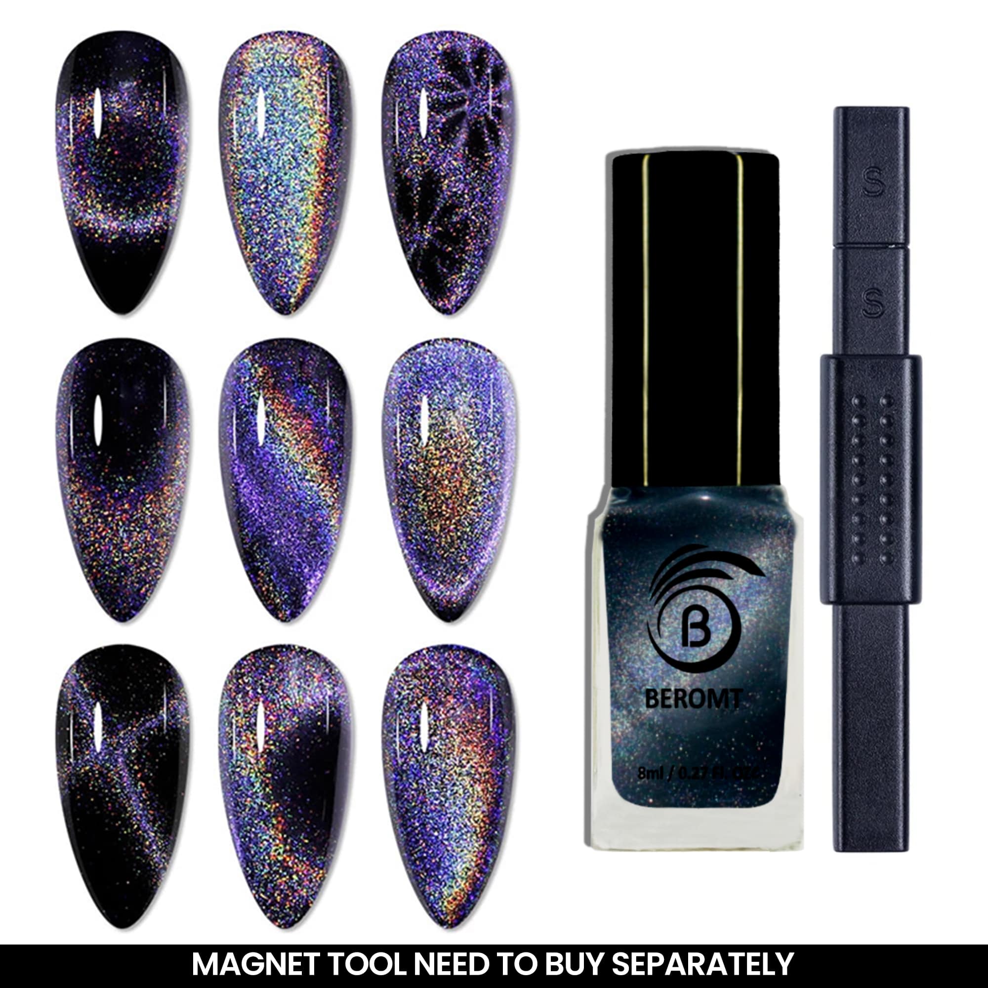 Starrily Nail Polish | Holographic - Glitter - Mood - Magnetic