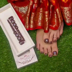 BRIDAL TOE NAILS - (NAIL KIT INCLUDED)