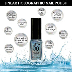 LINEAR HOLOGRAPHIC NAIL POLISH