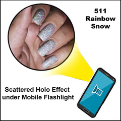 SCATTERED HOLOGRAPHIC NAIL POLISH